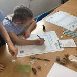 Children taking part in an AB Heritage Explorers archaeology workshop in North East England